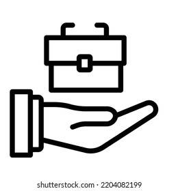 Folder Bold Outline Vector icons that can easily modify

