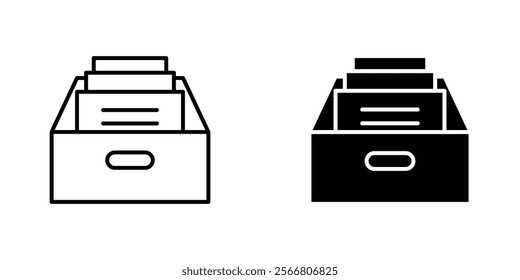 Folder box icons pack for apps and web UI designs