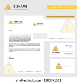 Folder Business Letterhead, Envelope and visiting Card Design vector template