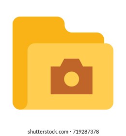 Folder camera icon