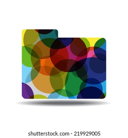 Folder Colorful Vector Icon Design
