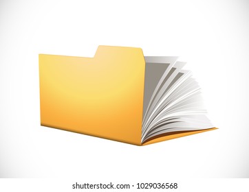 Folder concept - confidential top secret personal data