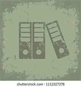 Folder concept vector design