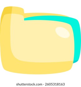 Folder Contact Us - icon illustration flat