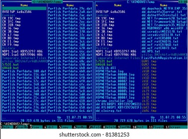folder contents view