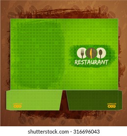 Folder Corporate identity Menu Restaurant Background coffee beans