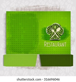 Folder Corporate identity Menu Restaurant Background coffee beans
