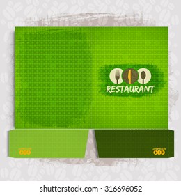 Folder Corporate identity Menu Restaurant Background coffee beans