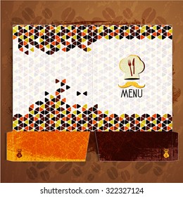 Folder Corporate identity Menu Restaurant Background coffee beans