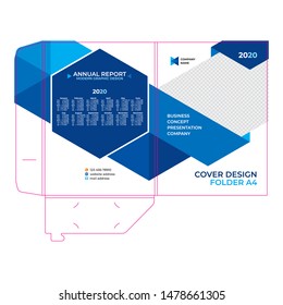 Folder Cover Design, The Layout For The Presentation Of The Company