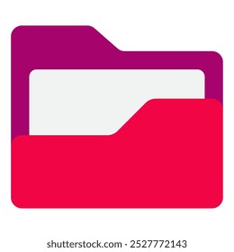 Carpeta Ilustración de icono de Agencia Creativa