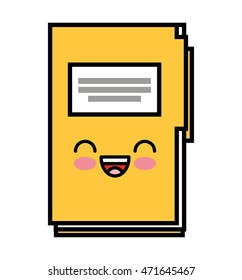 folder data document icon vector isolated graphic