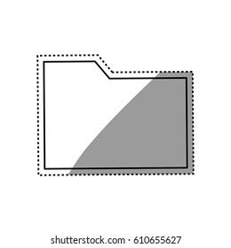 Folder data symbol icon vector illustration graphic design