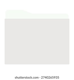 folder, desktop folder, Grey folder icon, neutral colors icons, business, school and personal, paper, vector, template, pastel colors
