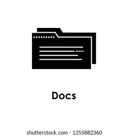 folder, docs icon. One of business collection icons for websites, web design, mobile app