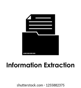 folder, docs, information extraction icon. One of business collection icons for websites, web design, mobile app