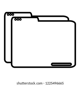 folder document data icon