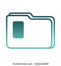 folder document isolated icon