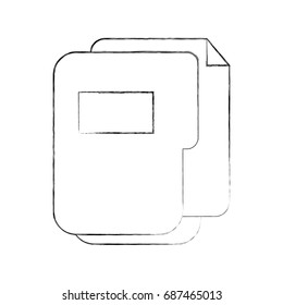 folder document isolated icon