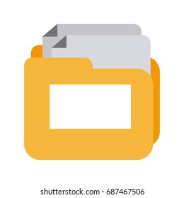folder document isolated icon