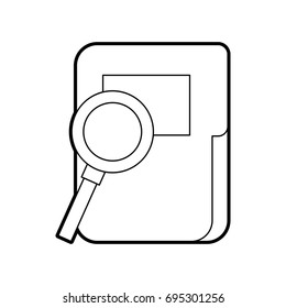 folder document isolated icon