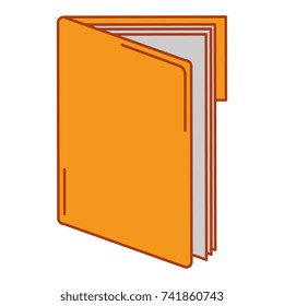 folder document isolated icon