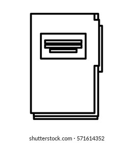 folder document isolated icon vector illustration design
