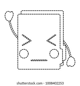 folder document kawaii cute cartoon