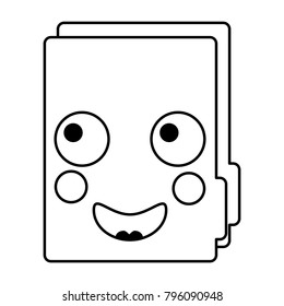 folder document kawaii cute cartoon