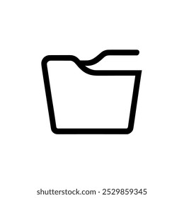 Pasta com Símbolo de Documento para Arquivamento do Office, Trabalhos em Papel e Organização Comercial