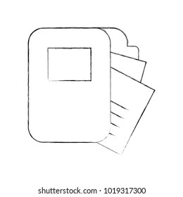 folder documents isolated icon
