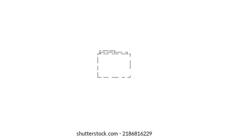 Folder with documents on a white background