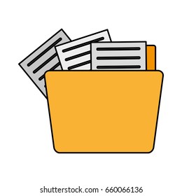 Folder documents out