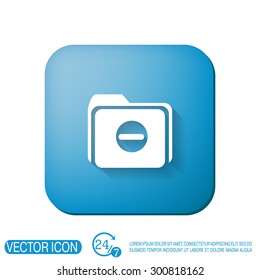folder for documents sign.