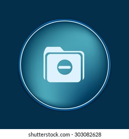 folder for documents sign.