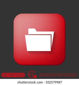 folder for documents sign.