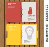 folder with documents vector illustration