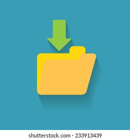 folder with download