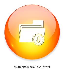 folder download icon