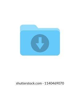 Folder for downloads icon
