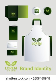 folder for elements of brand identity in companies vector illustration design