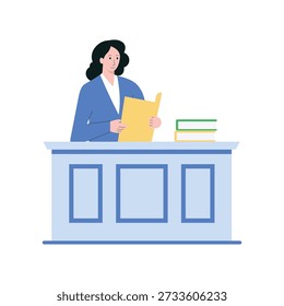 Folder Of Evidence Vector illustration. EPS 10 file			