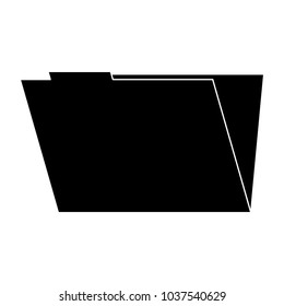 folder file data information system storage vector illustration  black and white graphic  