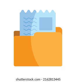 folder with file document icon