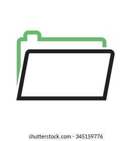 Folder, file, document icon vector image.Can also be used for education and science. Suitable for mobile apps, web apps and print media.