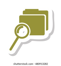 folder file document isolated icon vector illustration design