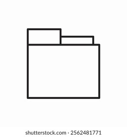 folder file icon sign vector
