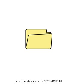 folder file icon template design