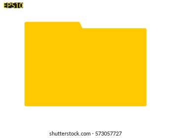 folder, file, icon, vector illustration eps10