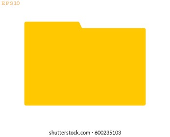 folder, file, icon, vector illustration eps10